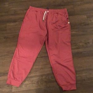 Vuori performance jogger, XXL, Dusty rose/coral pink tone